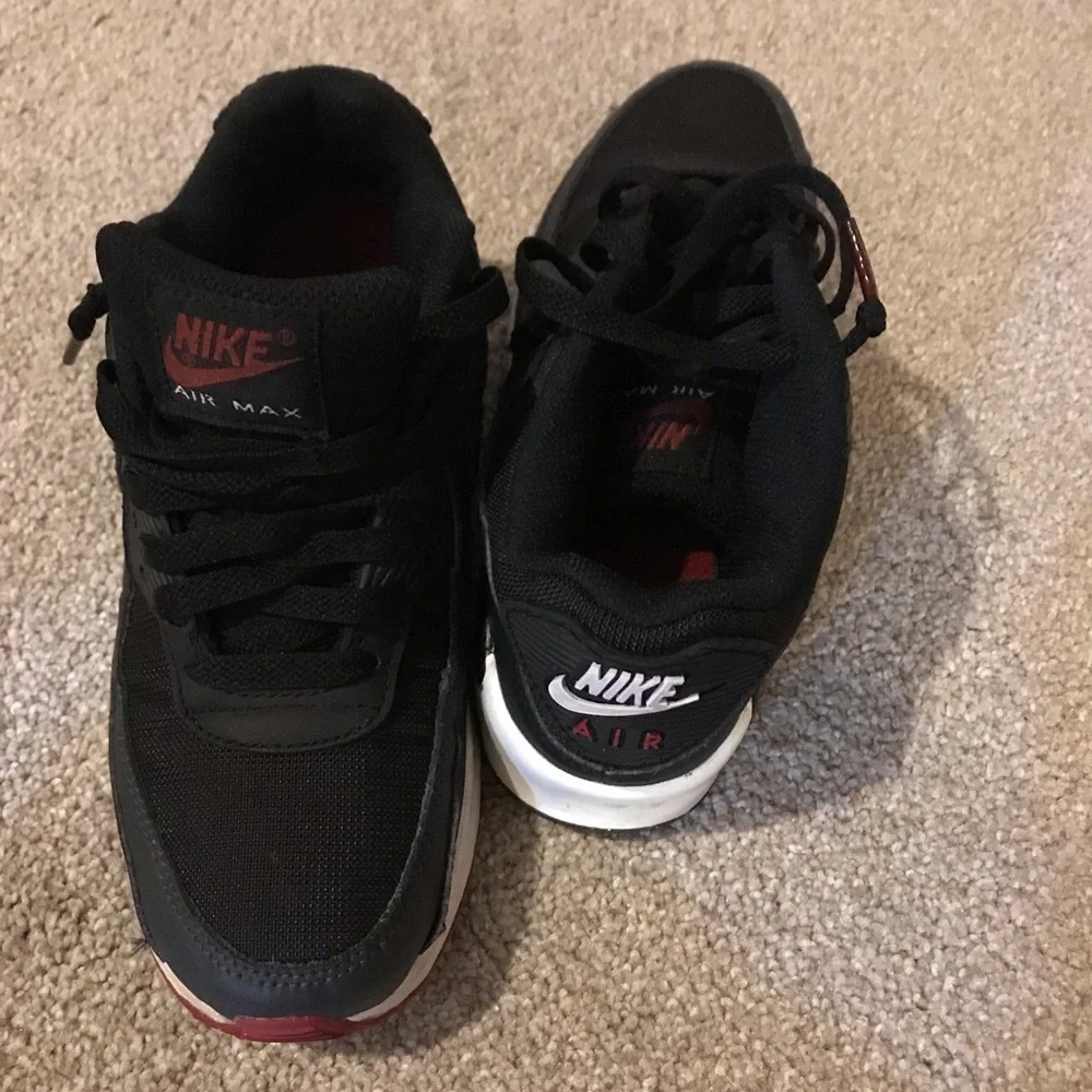Nike Kids Black and White Air Max Sneakers